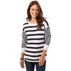 Stripe Rugby Sweater in Marshmallow by Southern Tide - Country Club Prep
