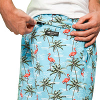 Flockstar Swim Trunks by Two Left Feet - Country Club Prep