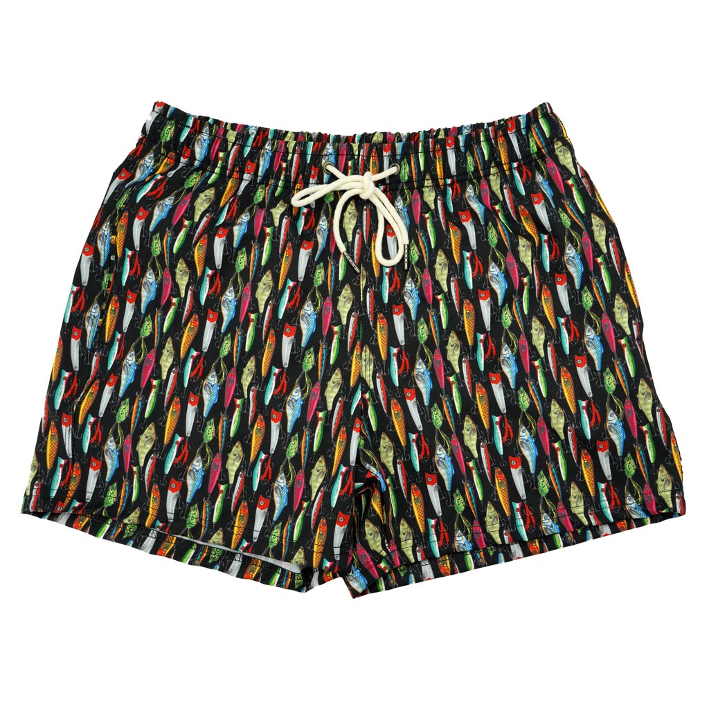 Lure Me Away Swim Trunks by Two Left Feet - Country Club Prep