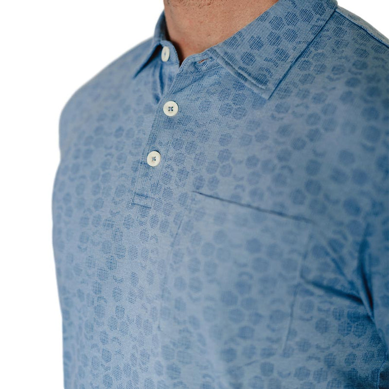 Active Puremeso Geo Print Polo by The Normal Brand - Country Club Prep