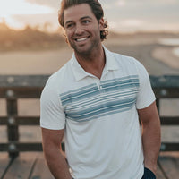 Sunset Seamed Performance Polo by The Normal Brand - Country Club Prep