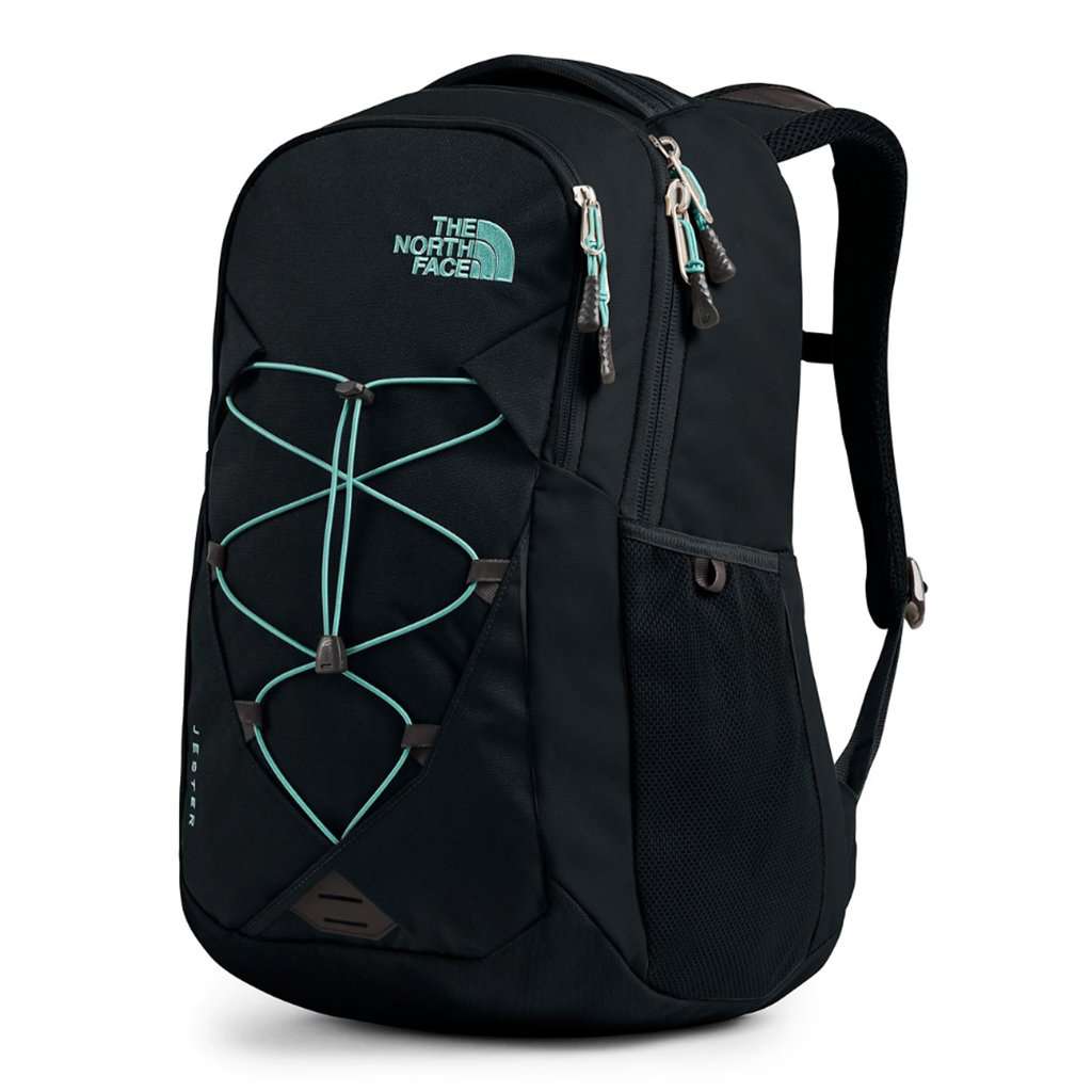 black and mint green north face backpacks for women jester The Women's Everyday Laptop Backpack The classic Womens Jester pack now comes in a Luxe version The North Face Women's Jester
