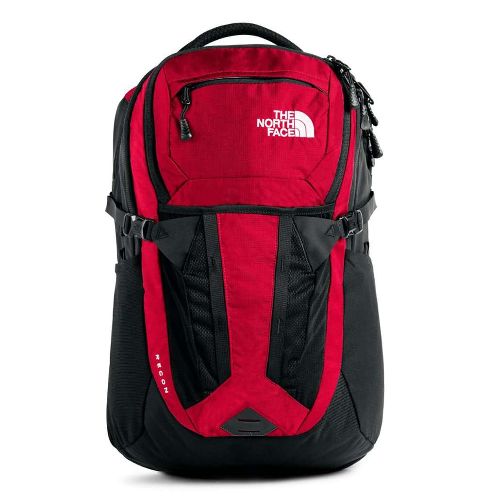 north face backpack red and black The North Face Recon Backpack
