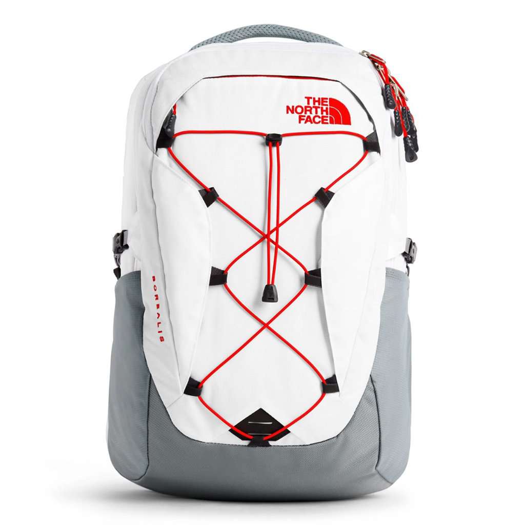 White north face backpack discount