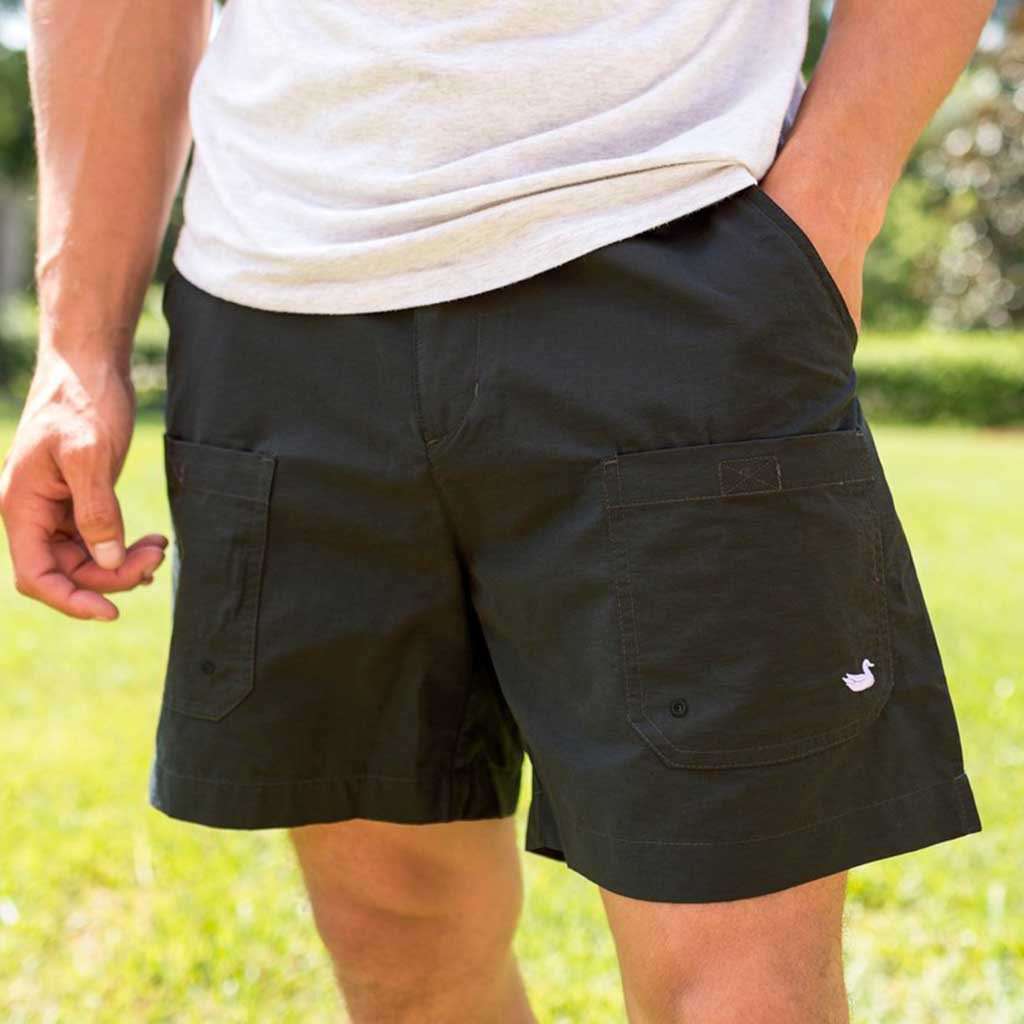 The Tarpon Flats Fishing Short in Neon Coral by Southern Marsh