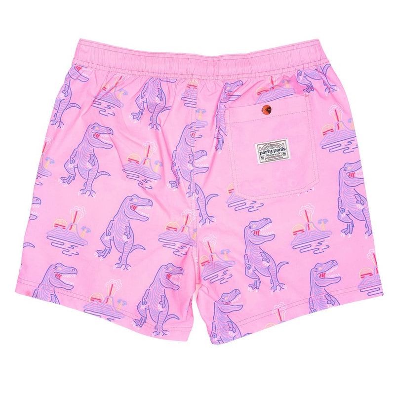 T-Rex Neon Swim Short by Party Pants - Country Club Prep