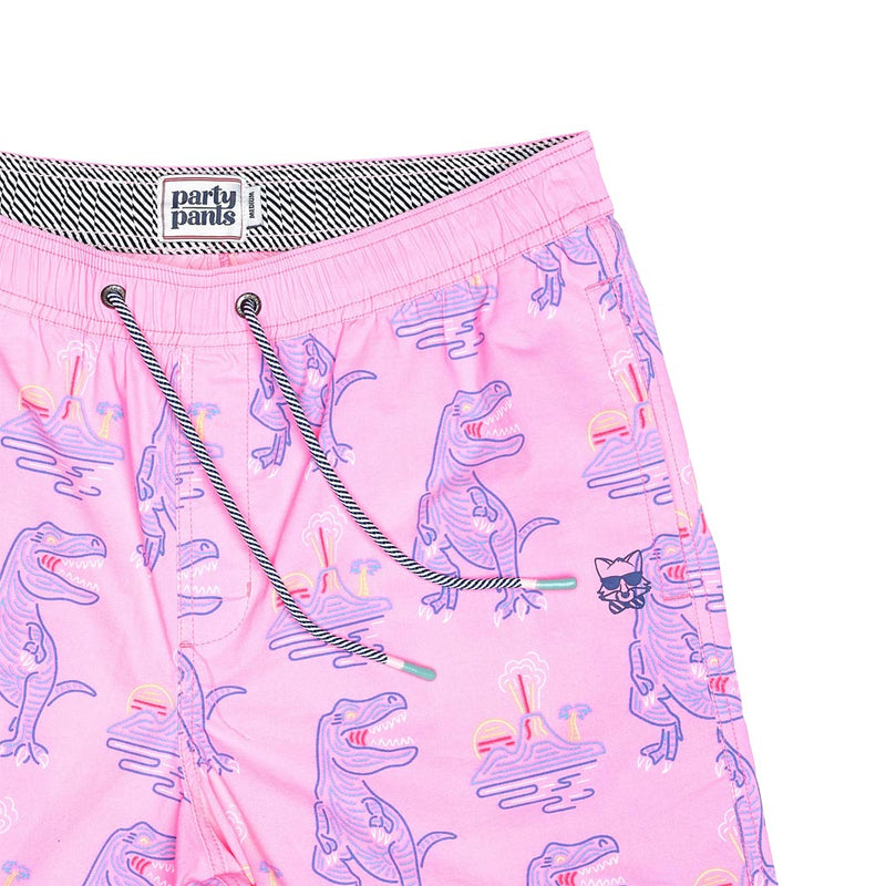 T-Rex Neon Swim Short by Party Pants - Country Club Prep