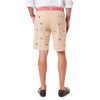Stretch Twill Cisco Short with Surfing Santa by Castaway Clothing - Country Club Prep