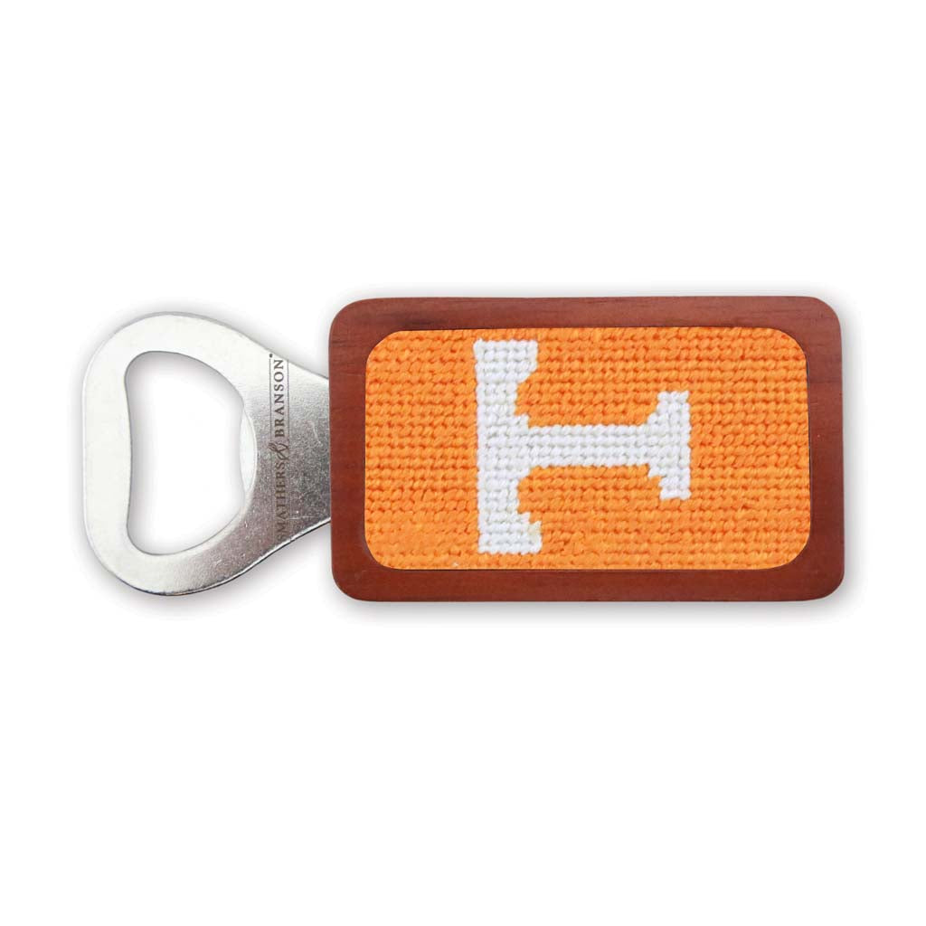University of Tennessee Needlepoint Bottle Opener by Smathers & Branson - Country Club Prep