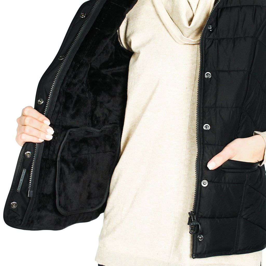 Terrain Gilet in Black by Barbour - Country Club Prep