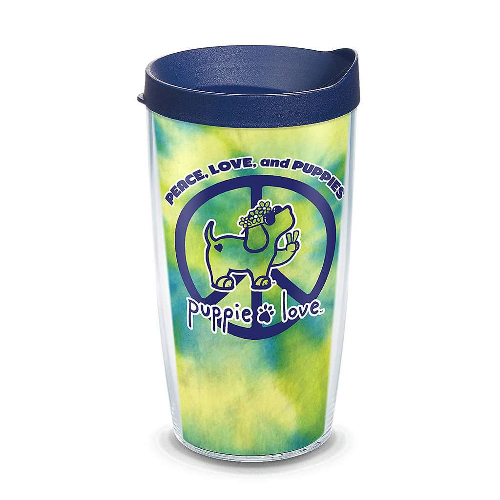 Puppie Love Peace Puppy 16oz Tumbler by Tervis - Country Club Prep
