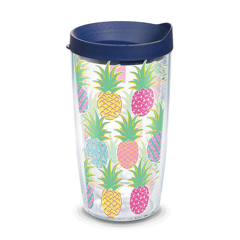 Simply Southern® Colorful Pineapples 16oz Tumbler by Tervis - Country Club Prep