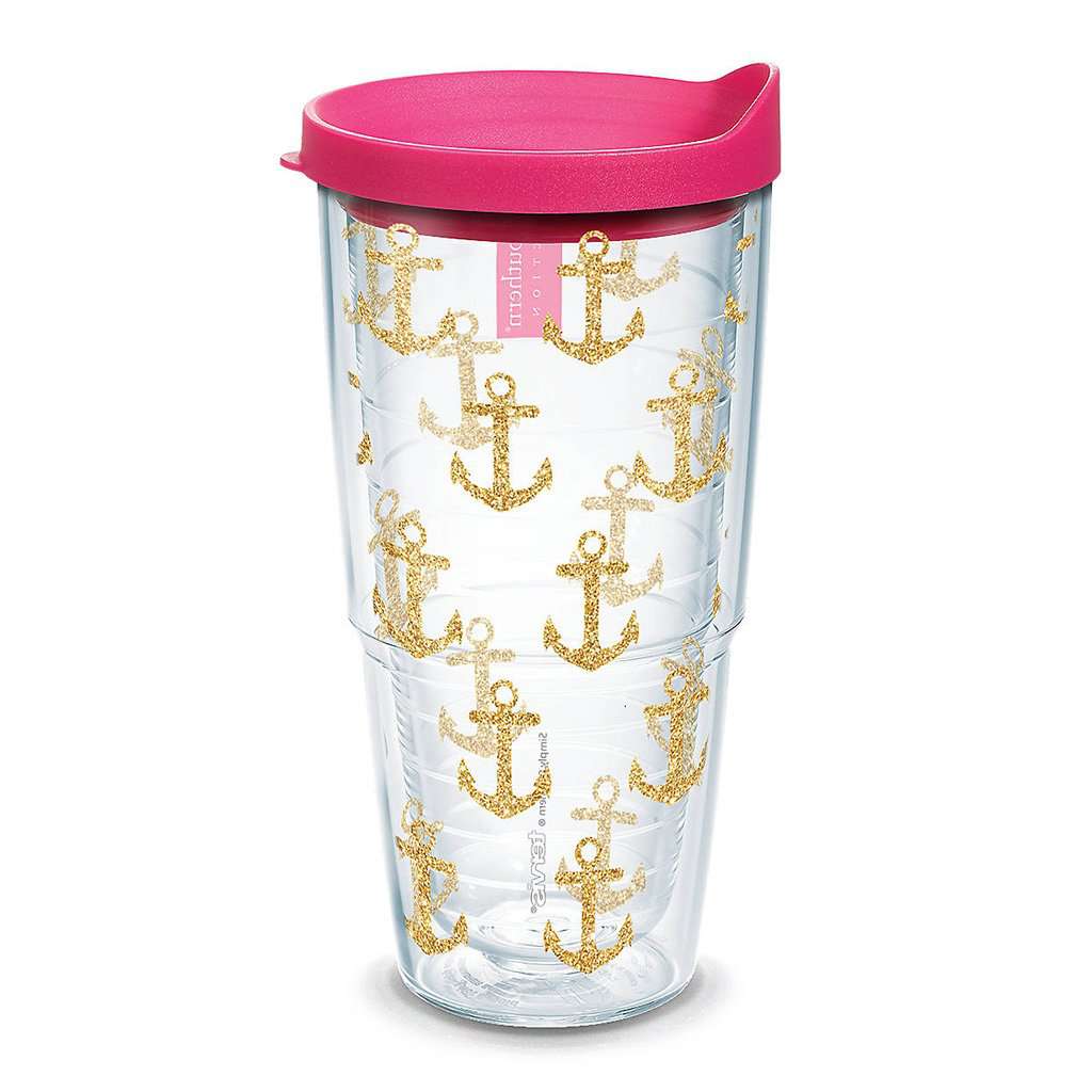 Simply Southern® Gold Anchors 24oz Tumbler by Tervis - Country Club Prep