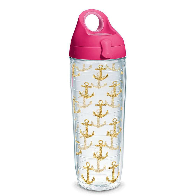 Simply Southern® Gold Anchors 24oz Water Bottle by Tervis - Country Club Prep
