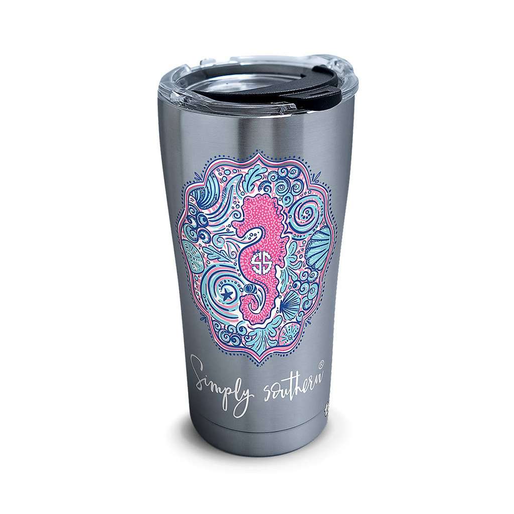 Simply Southern® Pink Seahorse Stainless Steel 20oz Tumbler by Tervis - Country Club Prep