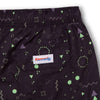 The Night Brights Swim Trunks in Black by Kennedy - Country Club Prep