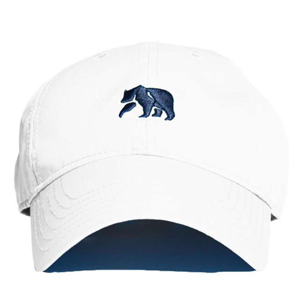 The Performance Bear Cap in White by The Normal Brand - Country Club Prep