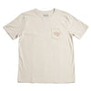 Worn in Bear Short Sleeve Pocket Tee in Grey & Sunrise by The Normal Brand - Country Club Prep