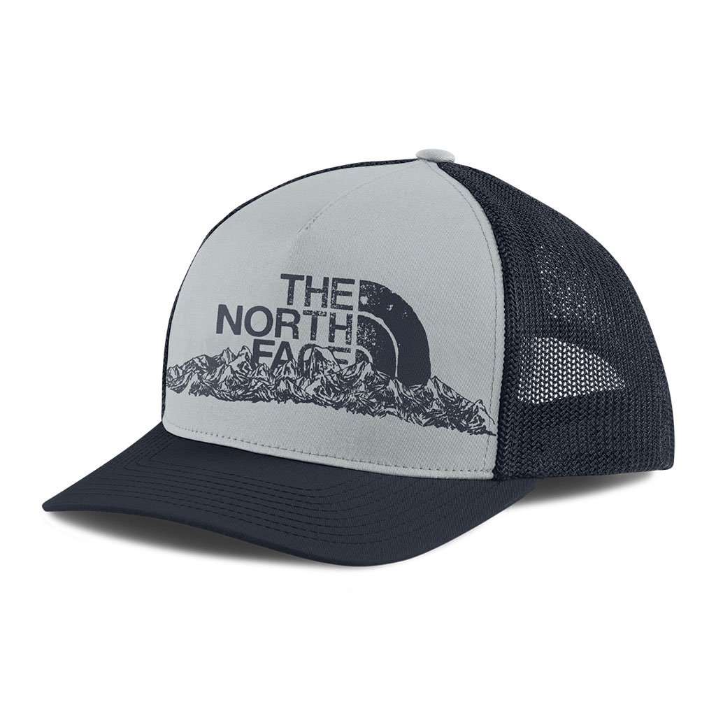 Keep It Structured Trucker Hat in Urban Navy & High Rise Grey by The North Face - Country Club Prep