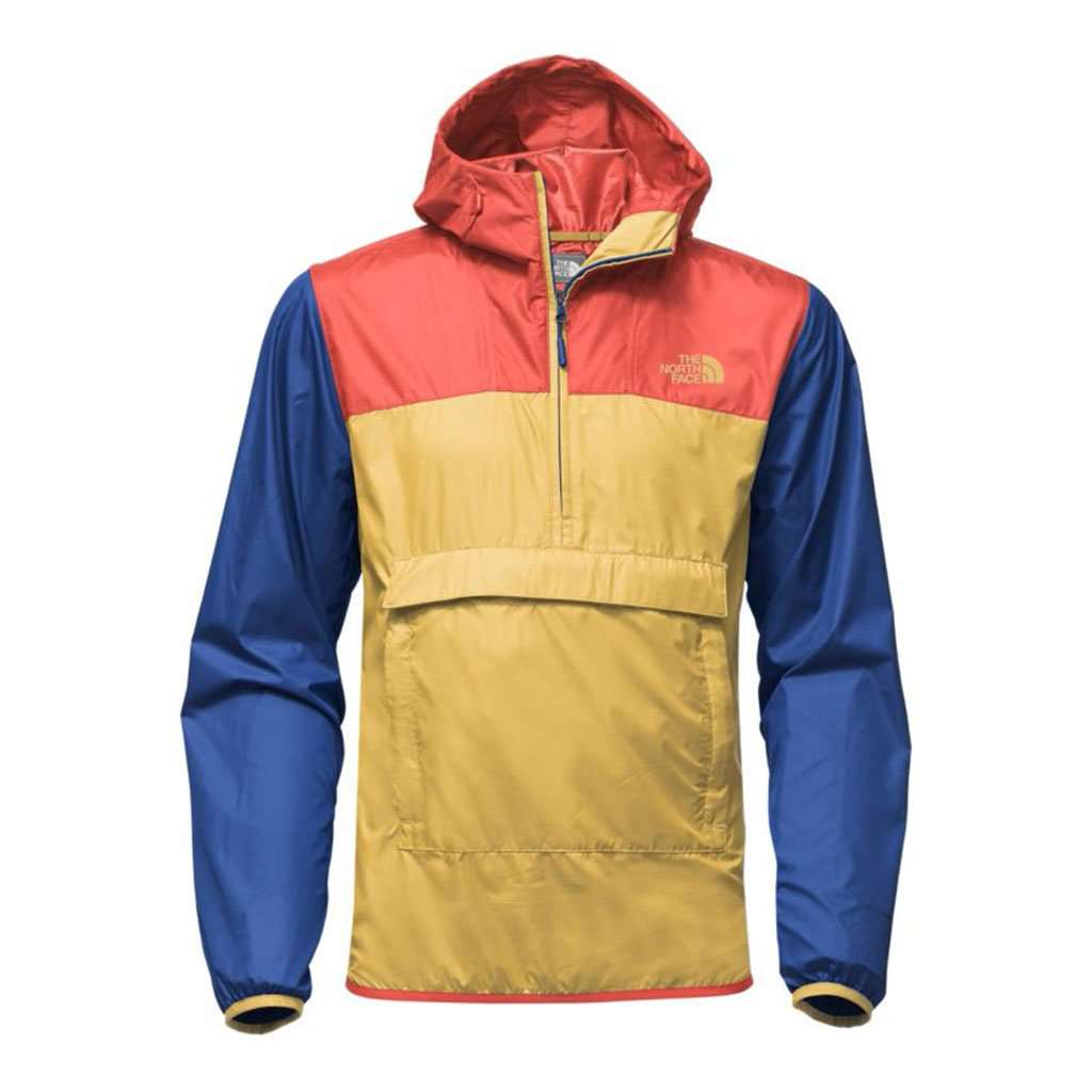 Men's Fanorak in Olivenite Yellow Multi by The North Face - Country Club Prep