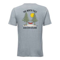Men's Short-Sleeve Tree Tri-Blend Tee in Dusty Blue Heather by The North Face - Country Club Prep