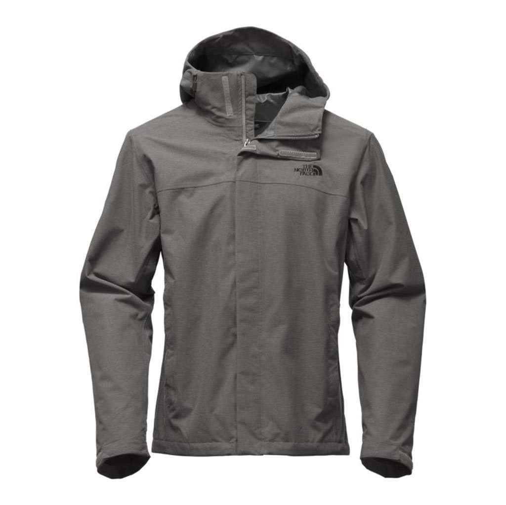 Men's Venture 2 Jacket in Mid Grey Ripstop Heather by The North Face - Country Club Prep