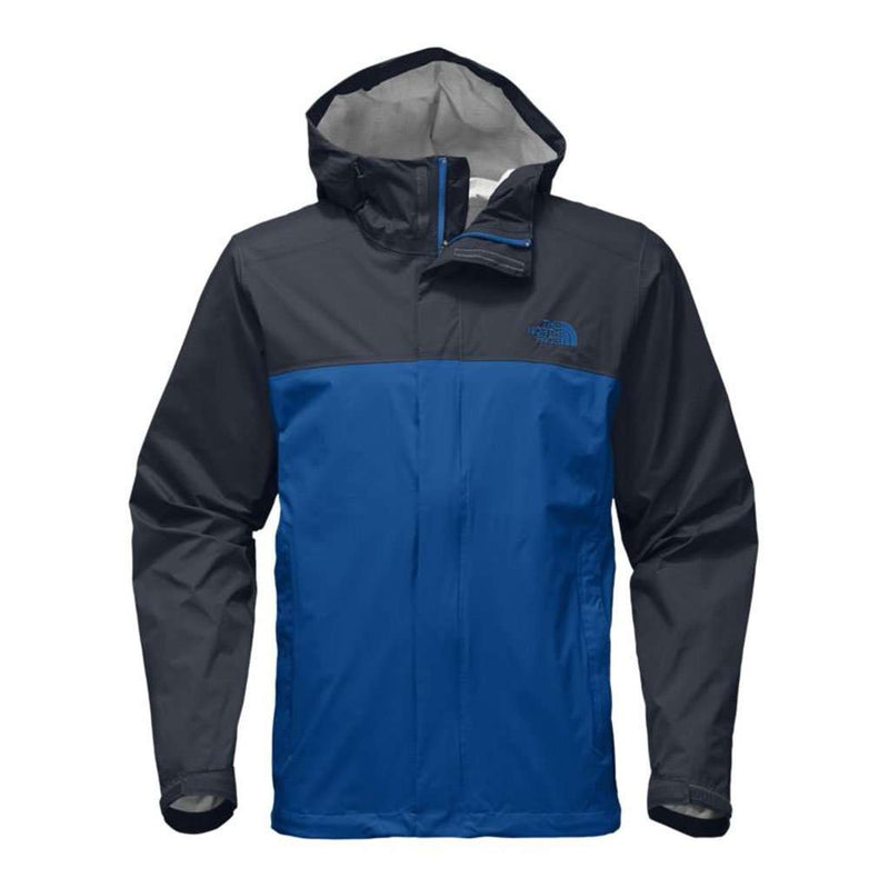 Men's Venture 2 Jacket in Turkish Sea & Urban Navy by The North Face - Country Club Prep