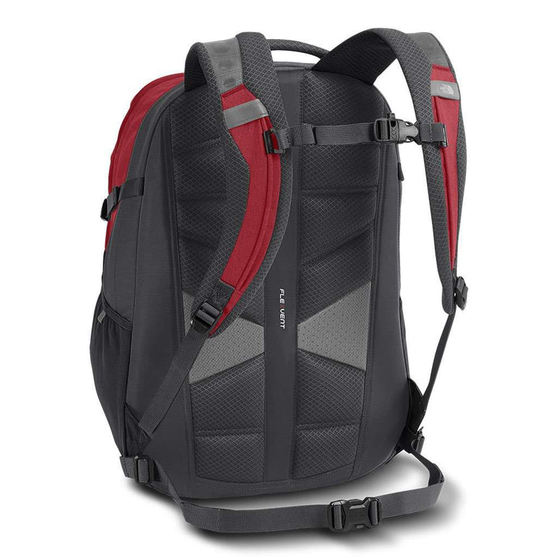 The North Face Recon Backpack in Rage Red & Asphalt Grey Country Club Prep The North Face Recon Backpack in Rage Red & Asphalt Grey Country Club Prep