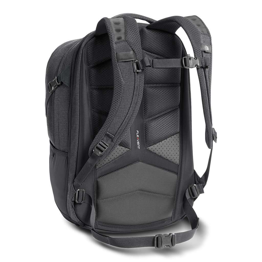 Surge Backpack in Asphalt Grey White Heather & Blazing Yellow by The North  Face Asphalt Grey White Heather & Blazing Yellow