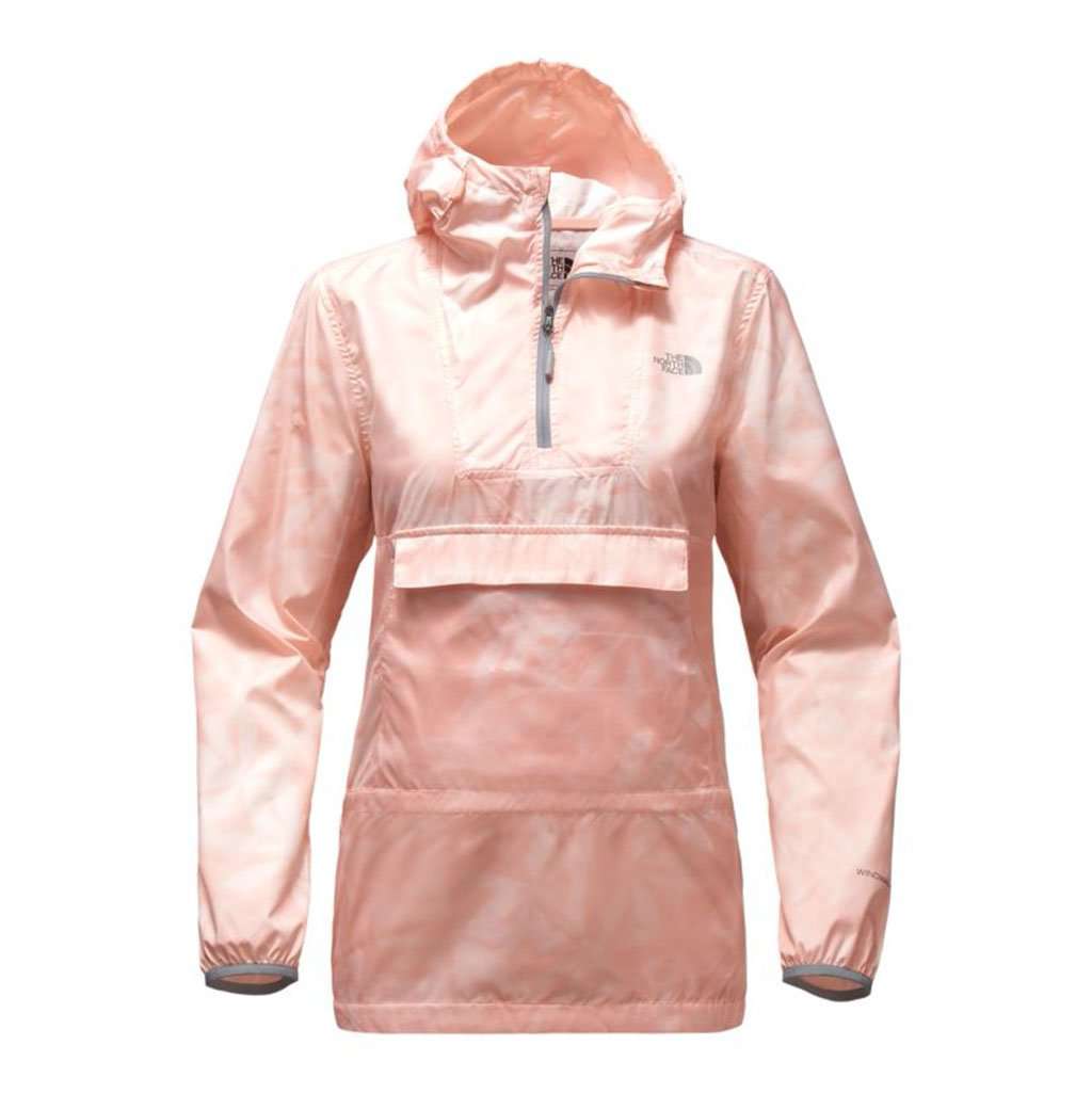 Women's Fanorak in Evening Sand Pink Lupine Print by The North Face - Country Club Prep