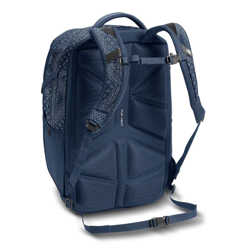 The North Face Women's Recon Backpack in Shady Blue Bandana Print & Shady Blue – Country Club Prep The North Face Women's Recon Backpack in Shady Blue Bandana Print & Shady Blue – Country Club Prep