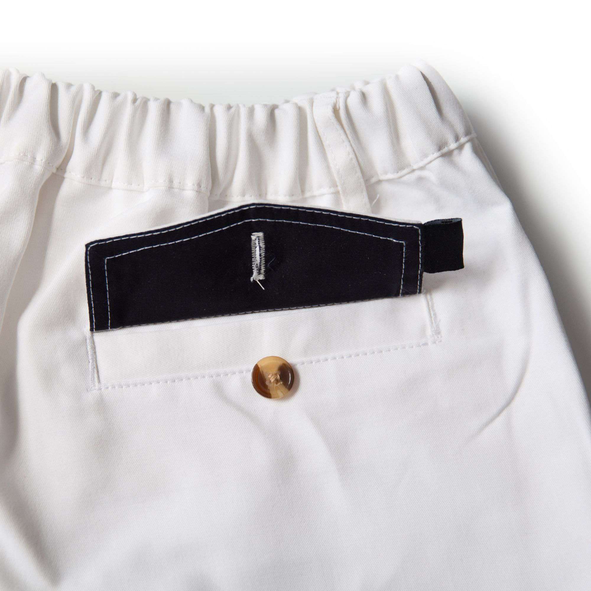 The Miami Whites 5.5" Shorts in White by Kennedy - Country Club Prep