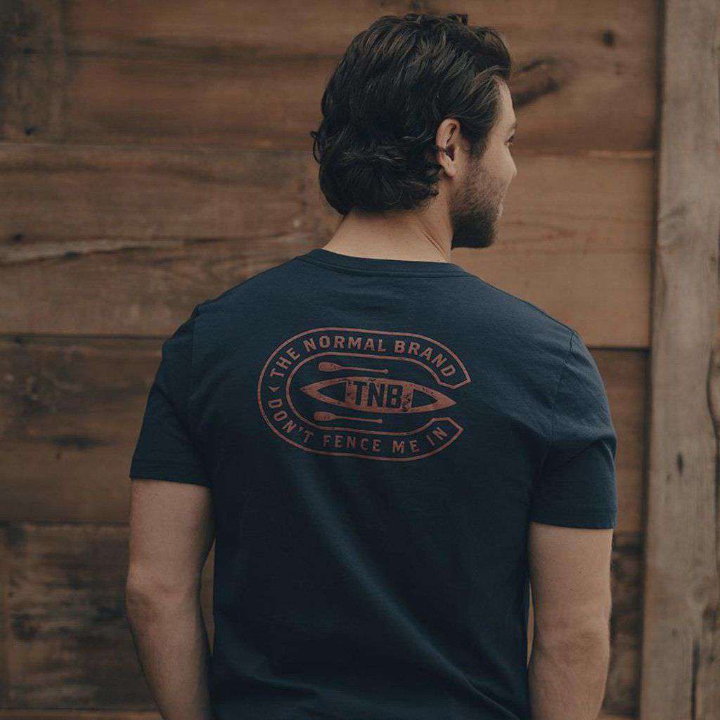 Canoe T-Shirt in Navy by The Normal Brand - Country Club Prep