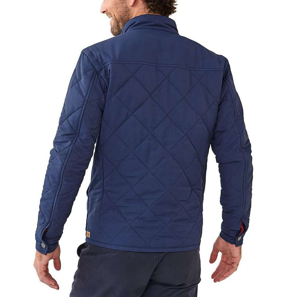 Henry Quilted Jacket in Navy by The Normal Brand - Country Club Prep