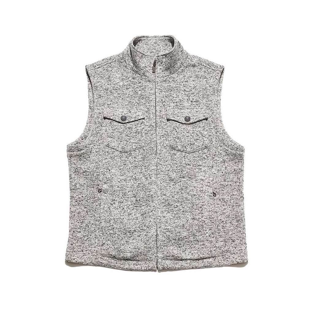 Lincoln Fleece Vest in Grey by The Normal Brand - Country Club Prep