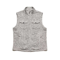 Lincoln Fleece Vest in Grey by The Normal Brand - Country Club Prep