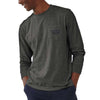 Long Sleeve Vintage Active Wear T in Tri Blend Grey by The Normal Brand - Country Club Prep