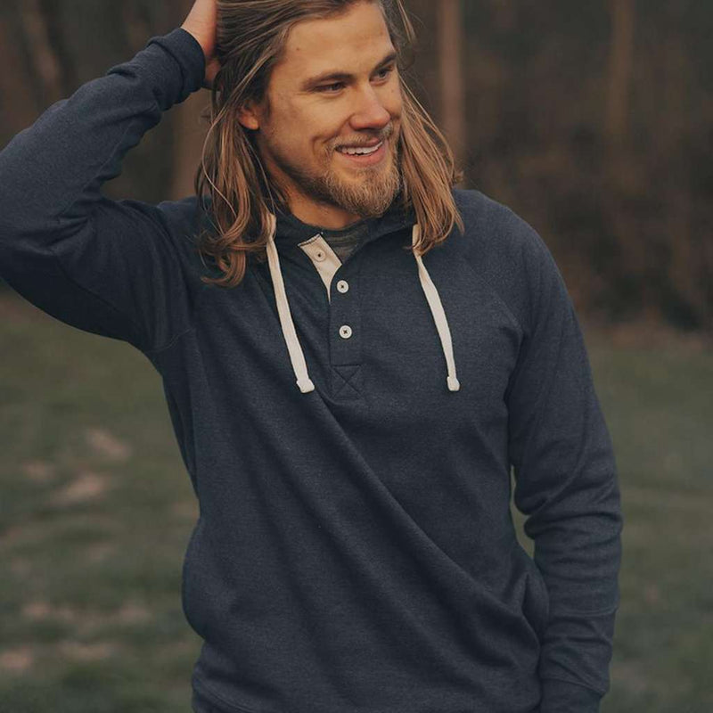 Puremeso Hoodie in Navy by The Normal Brand - Country Club Prep