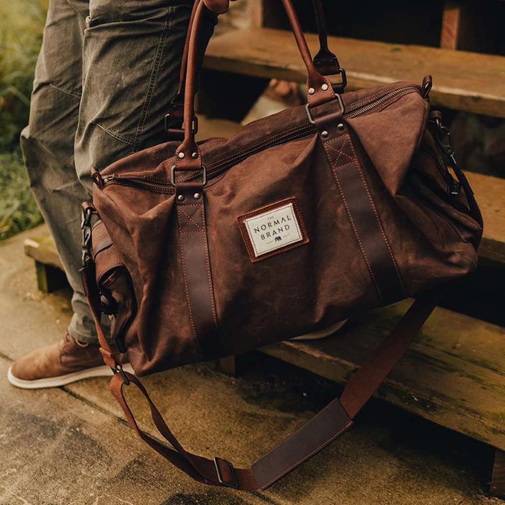 The Garrett Bag in Brown by The Normal Brand - Country Club Prep