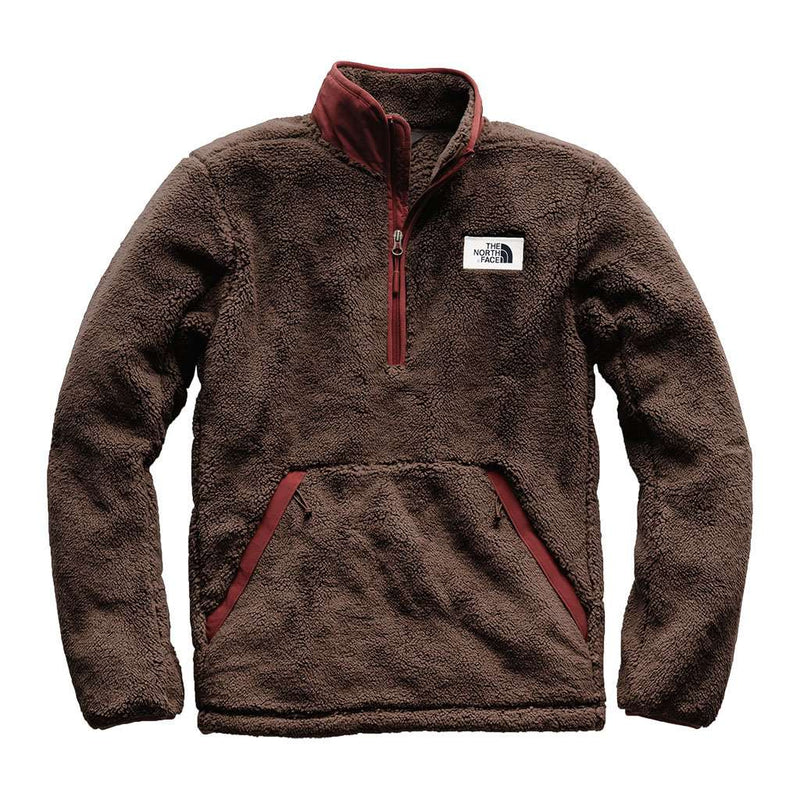 The North Face Men's Campshire Sherpa Fleece Pullover in Bracken Brown ...