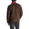 Men's Campshire Sherpa Fleece Pullover in Bracken Brown & Sequoia Red by The North Face - Country Club Prep