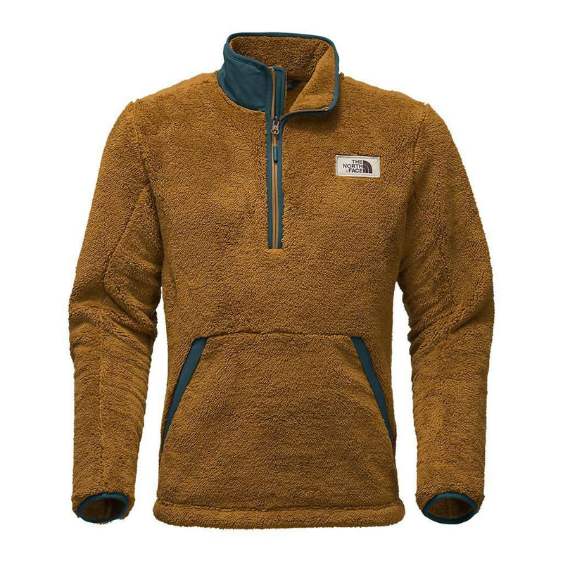 Men's Campshire Sherpa Fleece Pullover in Golden Brown by The North Face - Country Club Prep