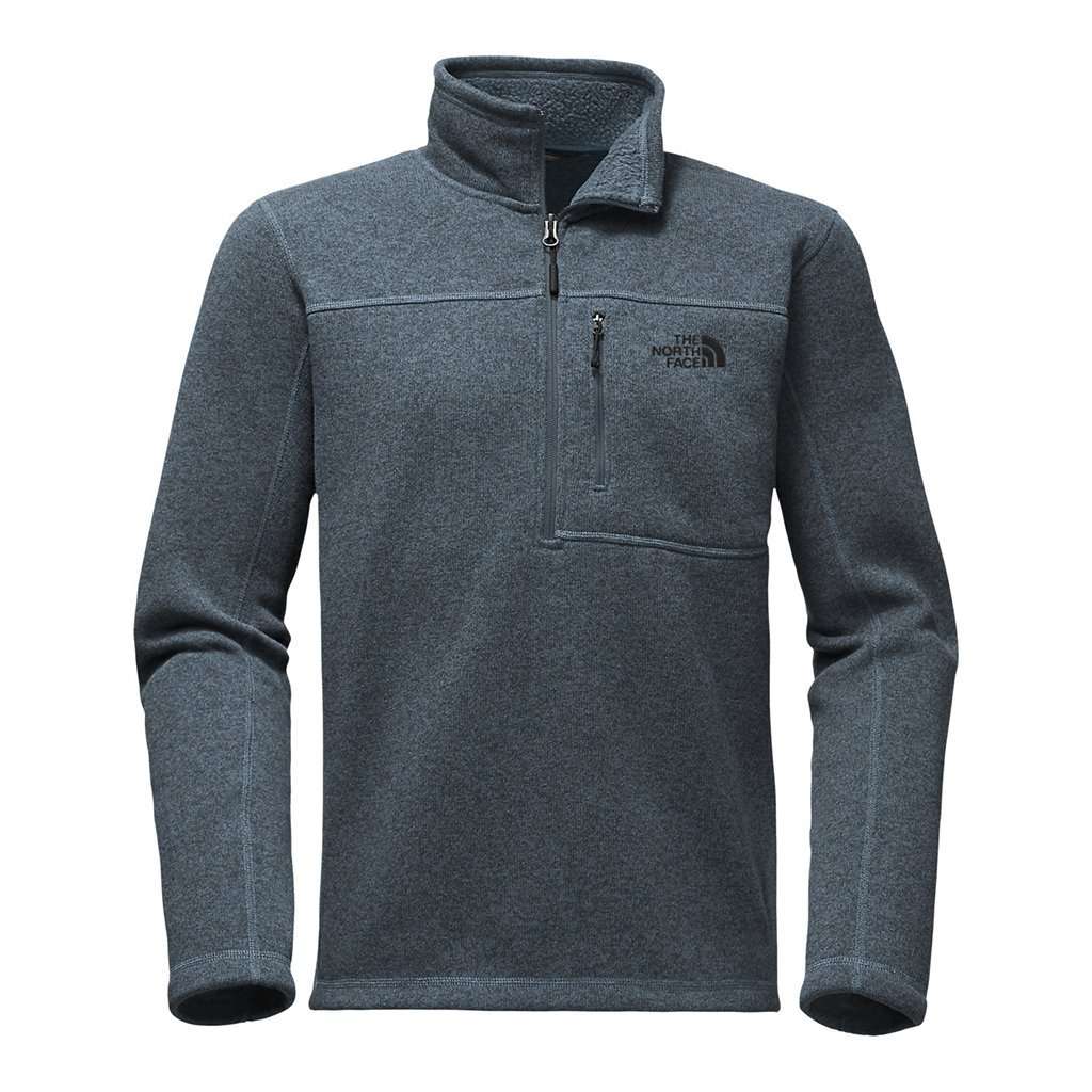 Men's Gordon Lyons 1/4 Zip in Conquer Blue Heather by The North Face - Country Club Prep