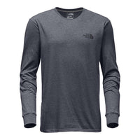 Men's Long Sleeve Red Box Tee in TNF Medium Grey Heather by The North Face - Country Club Prep