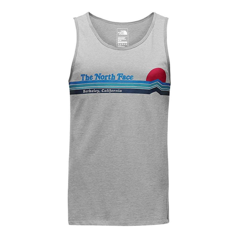 Men's Tequila Sunset Tank in Light Grey Heather by The North Face - Country Club Prep