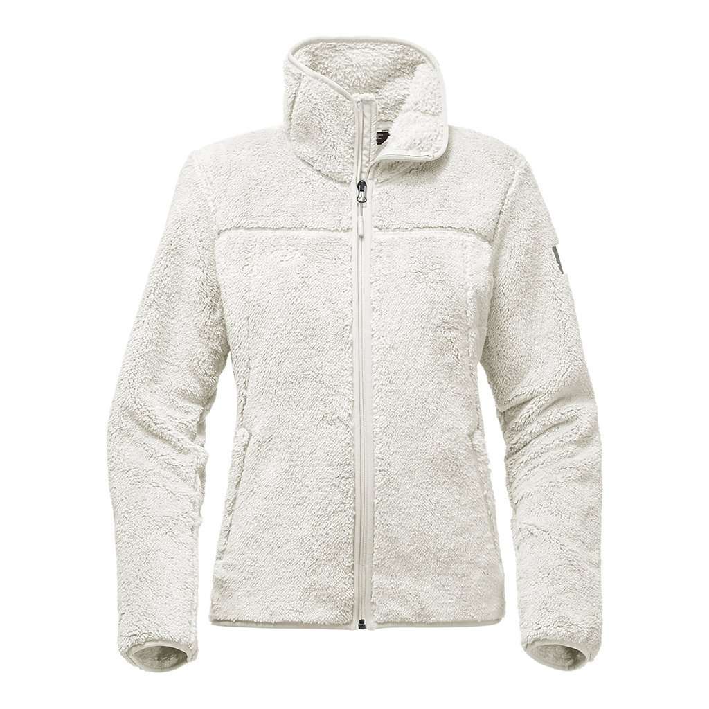 Women's Campshire Full Zip Sherpa Fleece in Vintage White by The North Face - Country Club Prep