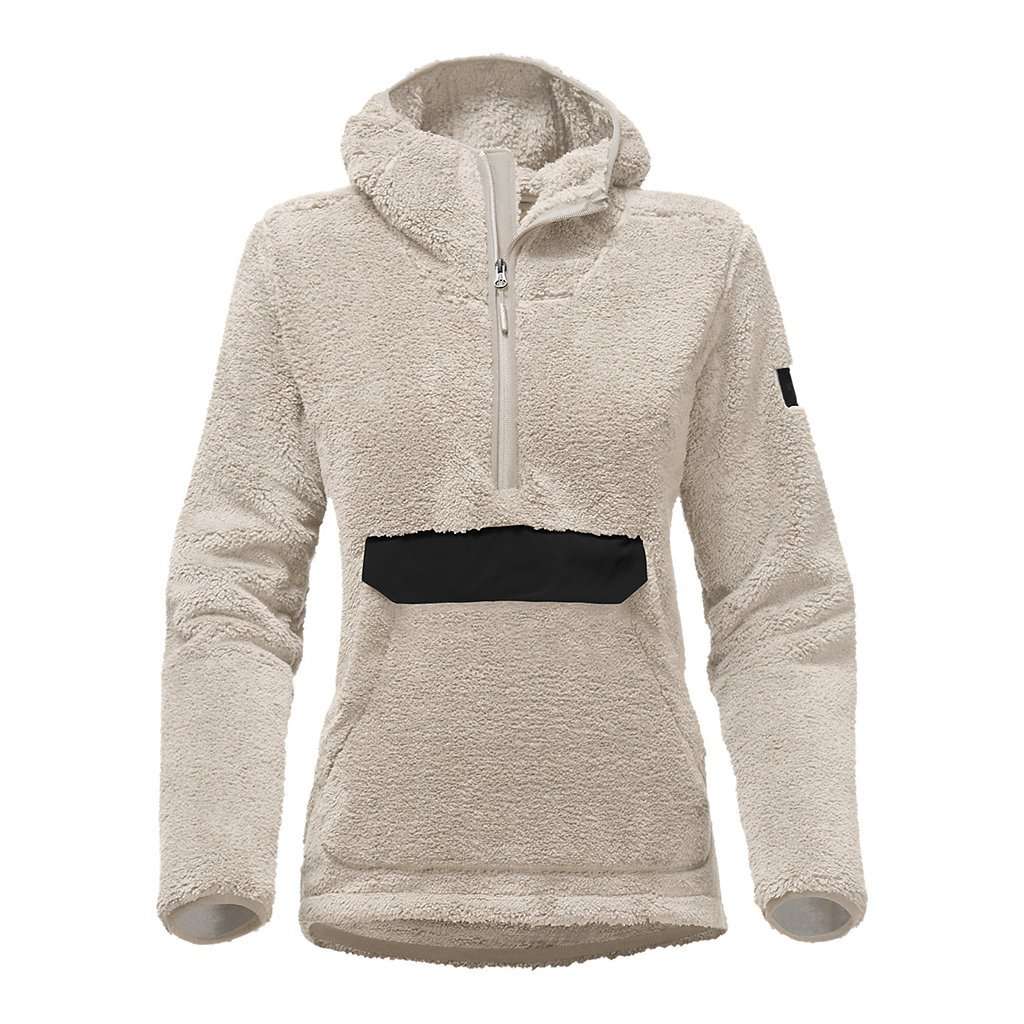 Women's Campshire Sherpa Fleece Pullover Hoodie in Vintage White by The North Face - Country Club Prep