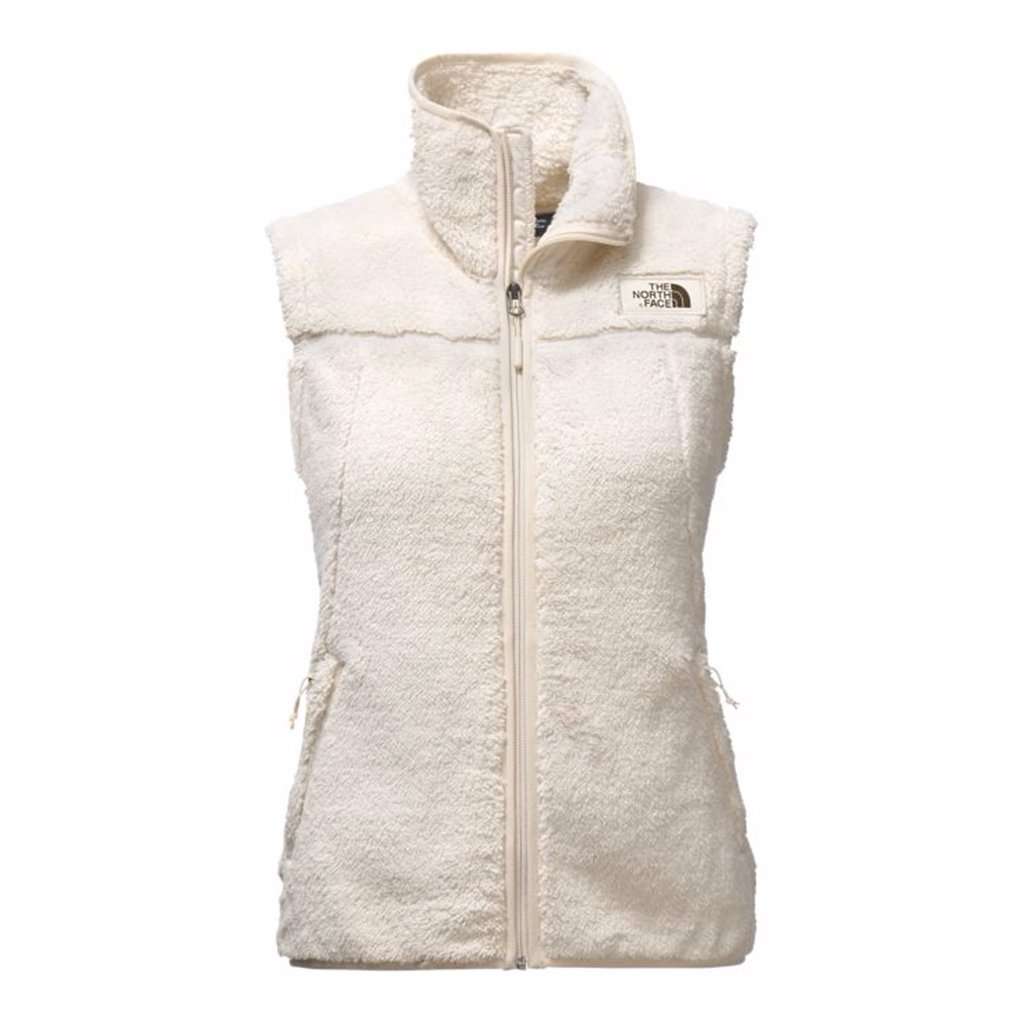Women's Campshire Sherpa Vest in Vintage White by The North Face - Country Club Prep