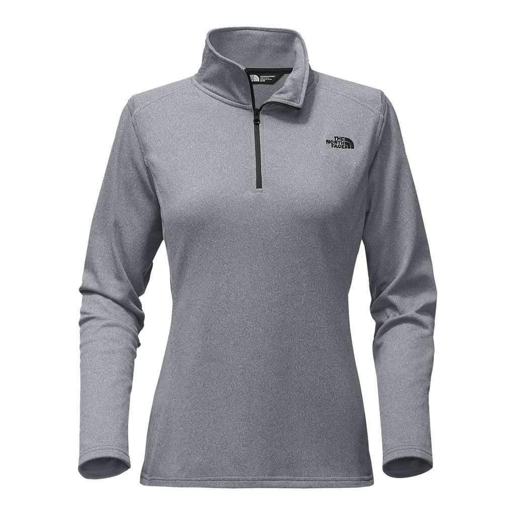 Women's Tech Glacier 1/4 Zip in TNF Medium Grey Heather by The North Face - Country Club Prep