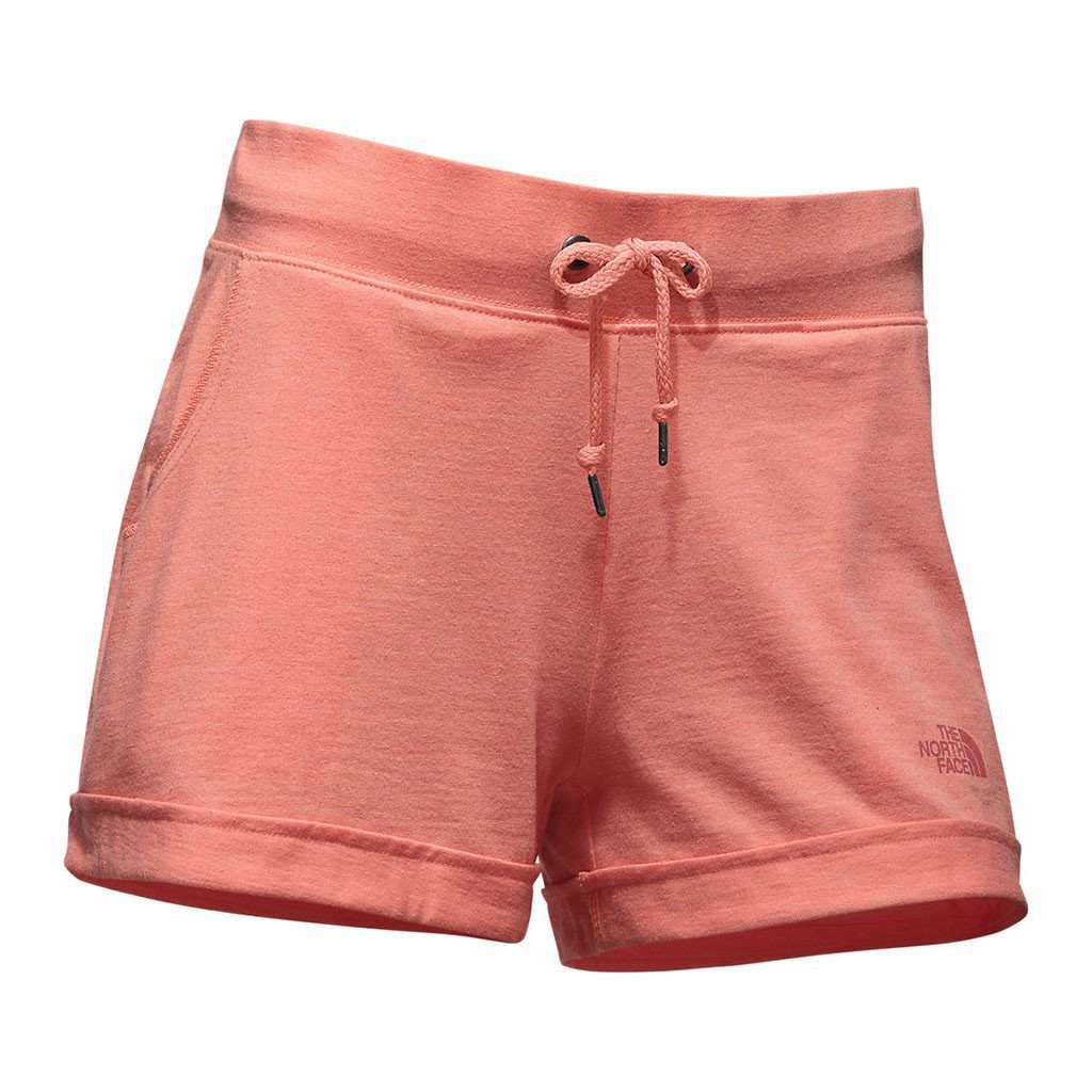 Women's Tri-Blend Short in Burnt Coral Heather by The North Face - Country Club Prep